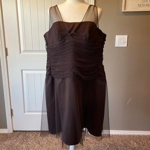 Size 10 brown after six dress
